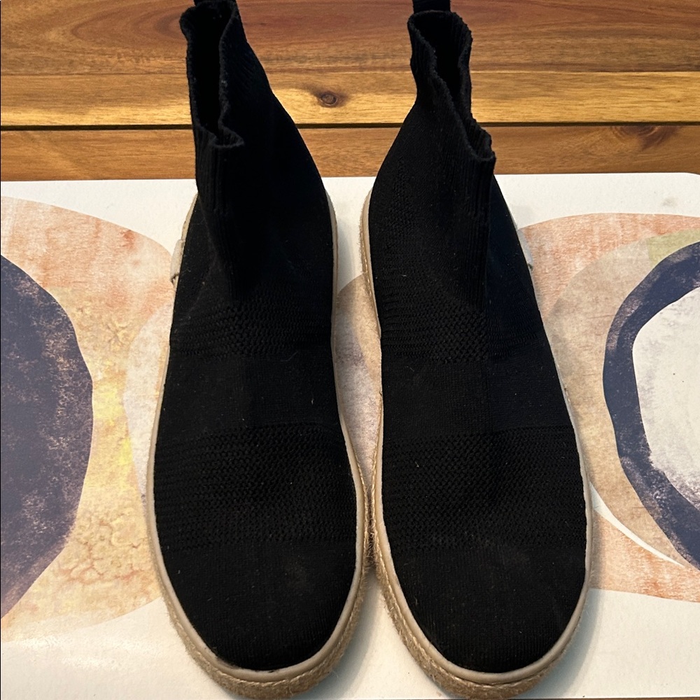 Nalho Knit Black Ankle Bootie